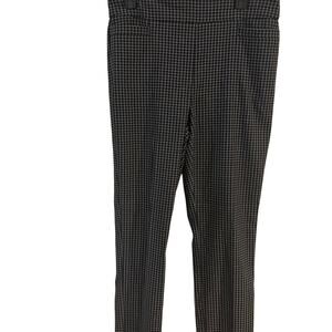 Black and white kim rogers plaid pants